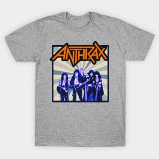 Anthrax Retro 70s Style T-Shirt